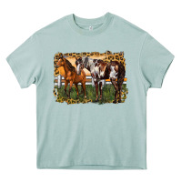 Arona 2 horses at the ranch Heavy Core Tee - LillyAllenDesigns