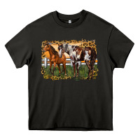 Asphalt 2 horses at the ranch Heavy Core Tee - LillyAllenDesigns