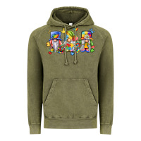 Vintage Olive autism gnomes Vintage Hoodie - LillyAllenDesigns