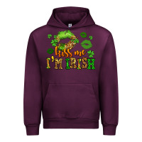 Mauve Wine kiss me im irish st patricks lip stain Urban Hoodie - LillyAllenDesigns