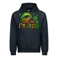 Navy kiss me im irish st patricks lip stain Urban Hoodie - LillyAllenDesigns