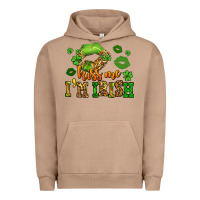 Pigment Burro kiss me im irish st patricks lip stain Urban Hoodie - LillyAllenDesigns