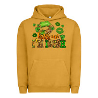 Pigment Peanut Butter kiss me im irish st patricks lip stain Urban Hoodie - LillyAllenDesigns