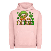 Pigment Salmon kiss me im irish st patricks lip stain Urban Hoodie - LillyAllenDesigns