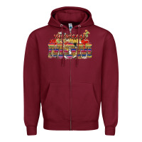 Burgundy Mexican mom mother's day Zipper Hoodie - HowdyJamesFarm