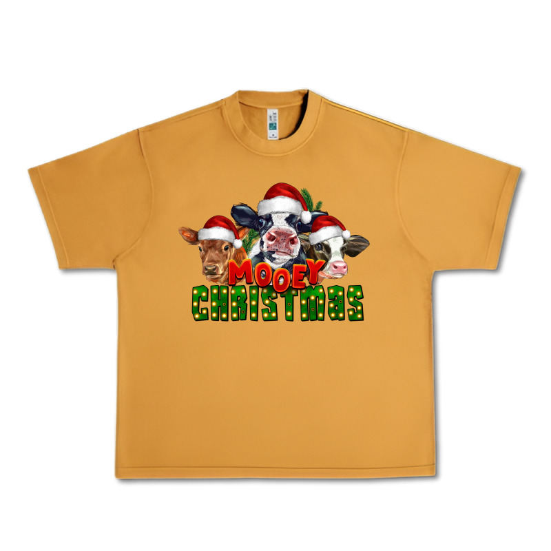Mooey Christmas Cows Urban Heavy Tee by LillyAllenDesigns | Teevron