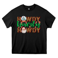 Black howdy howdy howdy Heavy Core Tee - AdoDesignShop