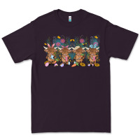 Plum easter day baby highland cow Premium Tee - MaliasSmallBusiness