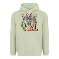 Matcha peepin' it real easter day Heavyweight Hoodie - FaDigitalArtStudio