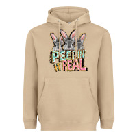 Peepin' It Real Easter Day Heavyweight Hoodie | Teevron