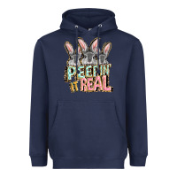 Navy peepin' it real easter day Heavyweight Hoodie - FaDigitalArtStudio
