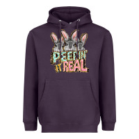 Plum peepin' it real easter day Heavyweight Hoodie - FaDigitalArtStudio