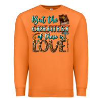 Carrot But The Greatest Of These Is Love Premium Sweatshirt - BundleAndBundleShop