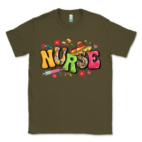 Army Green mexican spanish nurse Classic Tee - LillyAllenDesigns