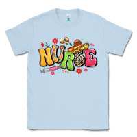 Dusty Blue mexican spanish nurse Classic Tee - LillyAllenDesigns