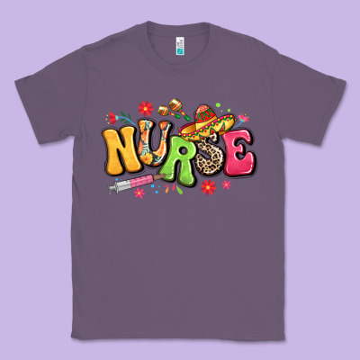 Mexican Spanish Nurse Classic Tee Designed By Lillyallendesigns