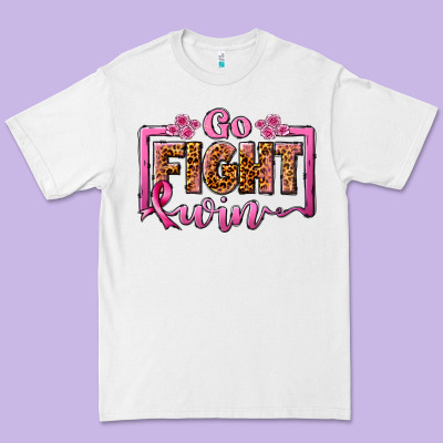 Go Fight Win Premium Tee Designed By Jahusdesignshop