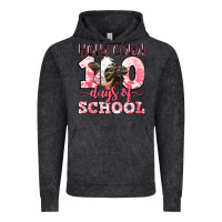 Vintage Black holy cow 100 days of school Vintage Hoodie - LillyAllenDesigns