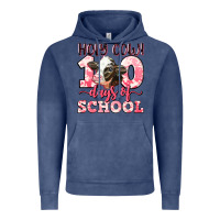 Vintage Denim holy cow 100 days of school Vintage Hoodie - LillyAllenDesigns