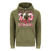 Vintage Olive holy cow 100 days of school Vintage Hoodie - LillyAllenDesigns