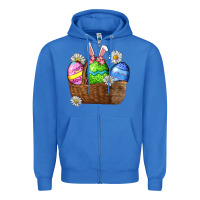 True Royal Easter eggs  Easter Day Zipper Hoodie - CowGirlArtShop