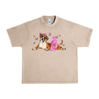 French Oak boxer dog with tutu Urban Heavy Tee - LillyAllenDesigns