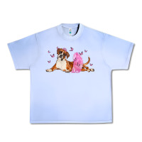 Grape Ice boxer dog with tutu Urban Heavy Tee - LillyAllenDesigns