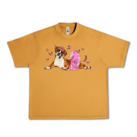 Peanut Butter boxer dog with tutu Urban Heavy Tee - LillyAllenDesigns