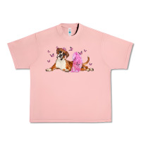 Salmon boxer dog with tutu Urban Heavy Tee - LillyAllenDesigns
