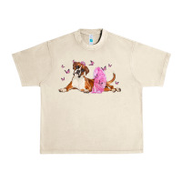 Sandshell boxer dog with tutu Urban Heavy Tee - LillyAllenDesigns