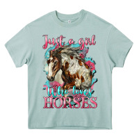 Arona just a girl who loves horses mustang Heavy Core Tee - LillyAllenDesigns