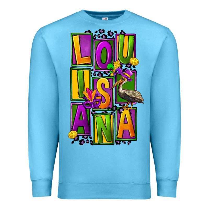 Mardi Gras Louisiana Premium Sweatshirt by FaDigitalArtStudio | Teevron