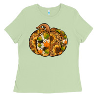 Matcha leopard cowhide sunflower pumpkin Ladies Tee - Jasminsmagicworld