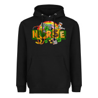 Black nurse st patricks Heavyweight Hoodie - FaDigitalArtStudio