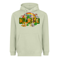 Matcha nurse st patricks Heavyweight Hoodie - FaDigitalArtStudio