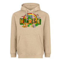 Mushroom nurse st patricks Heavyweight Hoodie - FaDigitalArtStudio