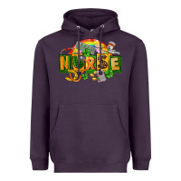 Plum nurse st patricks Heavyweight Hoodie - FaDigitalArtStudio