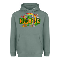 Sage nurse st patricks Heavyweight Hoodie - FaDigitalArtStudio