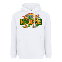 White nurse st patricks Heavyweight Hoodie - FaDigitalArtStudio