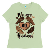 Matcha we are all humans Ladies Tee - MaliasSmallBusiness