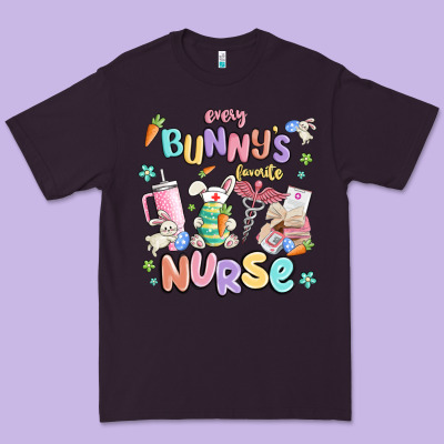 Every Favorite Bunnys Nurse Premium Tee Designed By Maliassmallbusiness