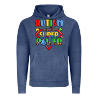 Vintage Denim autism is my superpower Vintage Hoodie - LillyAllenDesigns