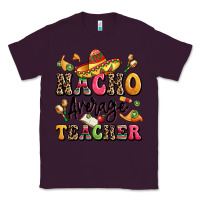 Plum nacho average teacher Classic Tee - LillyAllenDesigns