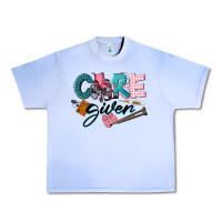 Grape Ice Caregiver Urban Heavy Tee - LillyAllenDesigns