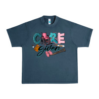 Midnight Navy Caregiver Urban Heavy Tee - LillyAllenDesigns