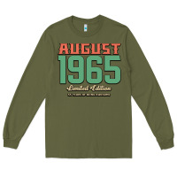 Army Green August 1965 Limited Edition 55 Years Of Being Awesome Long Sleeve Tee - Bettercallsaul