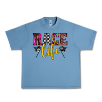 Pebble Blue race life Urban Heavy Tee - JahusDesignShop