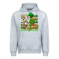 Heather Grey lets get lucked up st patricks Urban Hoodie - LillyAllenDesigns