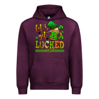 Mauve Wine lets get lucked up st patricks Urban Hoodie - LillyAllenDesigns