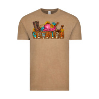Vintage Coffee cowgirl Vintage Tee - LillyAllenDesigns
